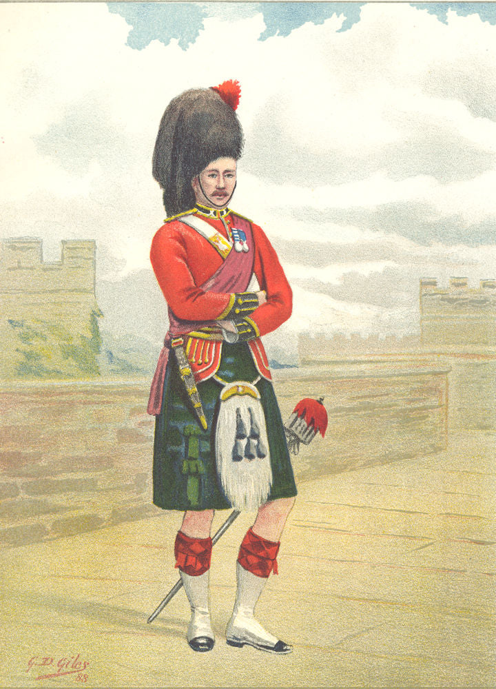BRITISH ARMY UNIFORMS. 42nd – Black Watch (Royal Highlanders) Regiment 1890